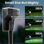 Solar Spot Lights Outdoor Waterproof 12 Pack Cool White, alternate view 3