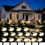 Solar Spot Lights Outdoor Waterproof 16 Pack Warm White