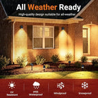 Solar Spot Lights Outdoor Waterproof 16 Pack Warm White, alternate view 5