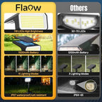 Solar Spot Lights Outdoor Waterproof, 6 Pack, 118 LED Cool White, alternate view 2