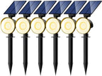 Solar Spot Lights Outdoor Waterproof, Landscape Spotlights