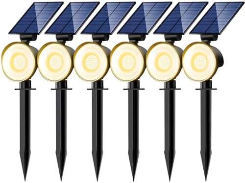 Solar Spot Lights Outdoor Waterproof, Landscape Spotlights