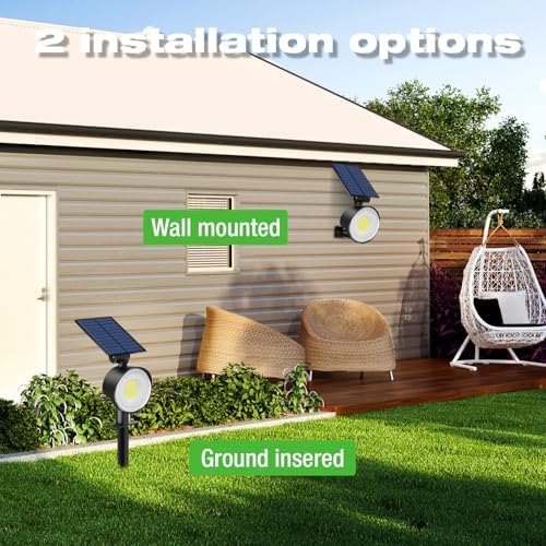 Solar Spot Lights Outdoor Waterproof, Landscape Spotlights, alternate view 5