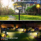 Solar Spot Lights Outdoor Waterproof Spotlight, 2 Pack, Warm White in Warm White, alternate view 2