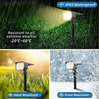 Solar Spot Lights Outdoor Waterproof Spotlight, 2 Pack, Warm White in Warm White, alternate view 4