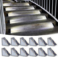 Solar Stair Lights 12 Pack, Solar Step Lights Waterproof IP67