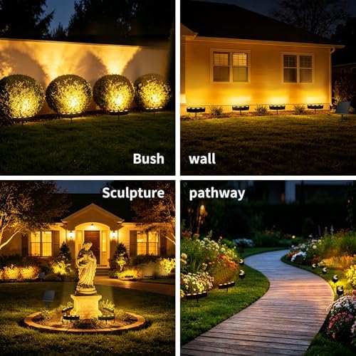 Solar Tree Lights, Upgraded High Lumen Solar Tree Spot Lights, alternate view 7