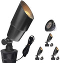 Solid Brass Landscape Spotlight 4-Pack with 5W LED MR16(101B-Black)