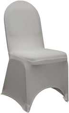 Spandex Banquet Chair Cover - Gray, Wedding Slip Covers, Premium Quality Chair Cover in Gray