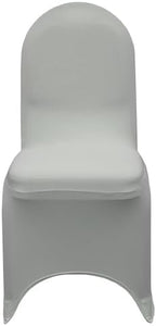 Spandex Banquet Chair Cover - Gray, Wedding Slip Covers, Premium Quality Chair Cover in Gray, alternate view 4