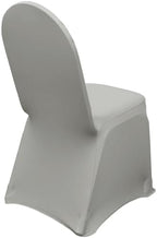 Spandex Banquet Chair Cover - Gray, Wedding Slip Covers, Premium Quality Chair Cover in Gray, alternate view 5