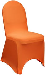 Spandex Banquet Chair Cover - Orange, Wedding Slip Covers, Premium Quality Chair Cover in Orange