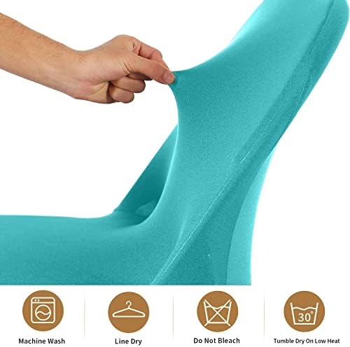 Spandex Chair Covers, 12 PCS Folding Chair Covers, Universal Fitted Chair Slipcovers for Wedding, Party, alternate view 3