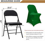 Spandex Chair Covers, 6 PCS Folding Chair Covers, Universal Fitted Chair Slipcovers for Wedding, Party, Banquet, alternate