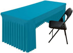 Spandex Open Back Tablecloth, Elastic Fitted Stretch Tablecloth for 6FT Rectangle Tables, Waterproof Washable