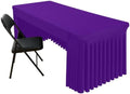 Spandex Open Back Tablecloth, Elastic Fitted Stretch Tablecloth for 6FT Rectangle Tables, Waterproof Washable