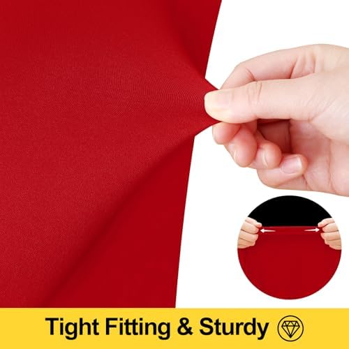 Spandex Tablecloth 6 Pack, Elastic Fitted Stretch Tablecloth for 6FT Rectangle Tables, Waterproof Washable Table, alternate