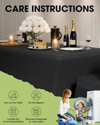 Spandex Tablecloth 8ft - 6 Pack, Fitted and Stretch Table Cover for Rectangle Tables, Wrinkle-Resistant and, alternate view 5