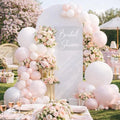 Spandex Wedding Arch Stand Cover - 6FT Round Top Elastic Backdrop Cover for Bridal Shower, Birthday, Baby Shower