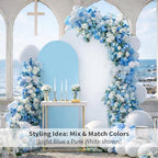 Spandex Wedding Arch Stand Cover - 6FT Round Top Elastic Backdrop Cover for Bridal Shower, Birthday, Baby Shower, alternate