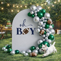 Spandex Wedding Arch Stand Cover & Round Top Arch Cover - 6FT Elastic Backdrop Cover for Bridal Showers