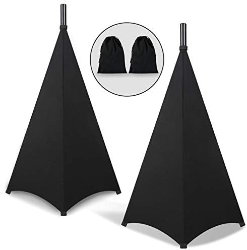 Speaker Stand Cover-DJ Bag with 360 Degree Cover, Speaker Tripod Scrim Cover for Speaker/Lighting with Free