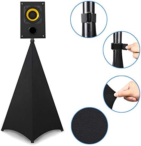 Speaker Stand Cover-DJ Bag with 360 Degree Cover, Speaker Tripod Scrim Cover for Speaker/Lighting with Free, alternate view 4