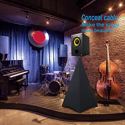 Speaker Stand Cover-DJ Bag with 360 Degree Cover, Speaker Tripod Scrim Cover for Speaker/Lighting with Free, alternate view 6