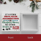 Spooky Horror Christmas Decor Funny Christmas Office Home Desk Shelf Decor, Primitive Christmas Decor, Christmas, alternate