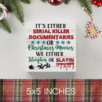 Spooky Horror Christmas Decor Funny Christmas Office Home Desk Shelf Decor, Primitive Christmas Decor, Christmas, alternate