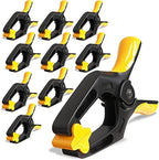 Spring Clamps 4 inch - 10 Pack Plastic Clamps for Tarps, Backdrop, Balloon Arches & Pool Cover with 2 inch Max