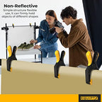 Spring Clamps 4 inch - 10 Pack Plastic Clamps for Tarps, Backdrop, Balloon Arches & Pool Cover with 2 inch Max, alternate
