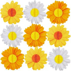 Spring Party Decorations Flower Party Decorations Pack of 9