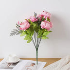 Springs Flowers Artificial Silk Peony Bouquets Wedding Home Decoration, Pack of 1 (Spring Light Pink) in Spring, alternate