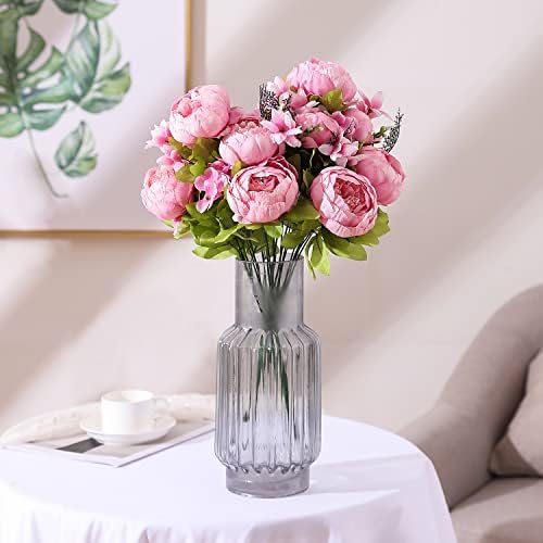 Springs Flowers Artificial Silk Peony Bouquets Wedding Home Decoration, Pack of 1 (Spring Light Pink) in Spring, alternate