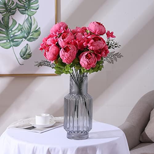 Springs Flowers Artificial Silk Peony Bouquets Wedding Home Decoration, Pack of 1 (Spring Pink) in Spring Pink, alternate