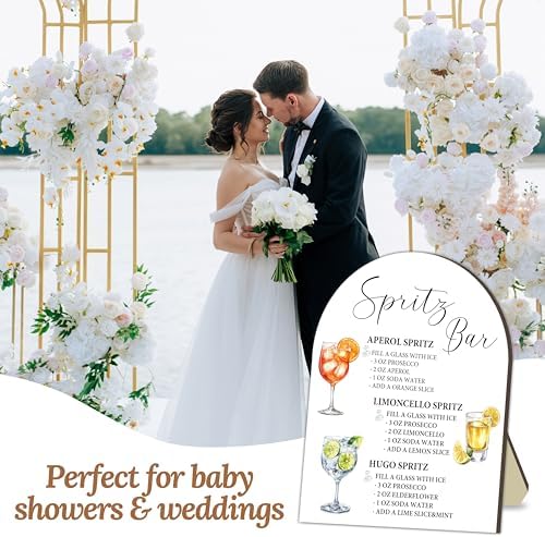 Spritz Bar Sign Sign, Spritz Bar Sign for Wedding Party, Cocktail Signs for Bride Shower, Cocktail Recipe Card, alternate