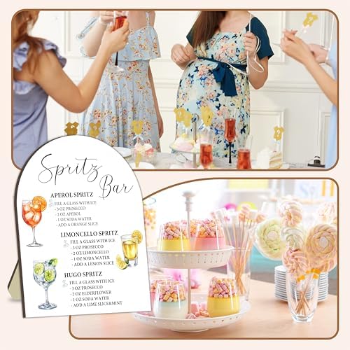 Spritz Bar Sign Sign, Spritz Bar Sign for Wedding Party, Cocktail Signs for Bride Shower, Cocktail Recipe Card, alternate
