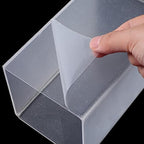 Square Acrylic Risers Display Stands, Clear, 12 in Clear, alternate view 4
