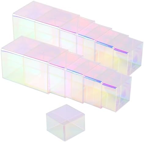 Square Acrylic Risers Display Stands, Colorful, 12 Pcs in Colorful, alternate view 3