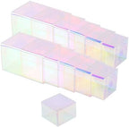 Square Acrylic Risers Display Stands, Colorful, 12 Pcs in Colorful, alternate view 3