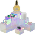 Square Acrylic Risers Display Stands, Colorful, 12 Pcs in Colorful, alternate view 4