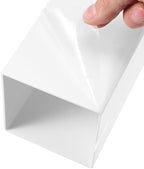 Square Acrylic Risers Display Stands, White, 12 Pcs in White, alternate view 4