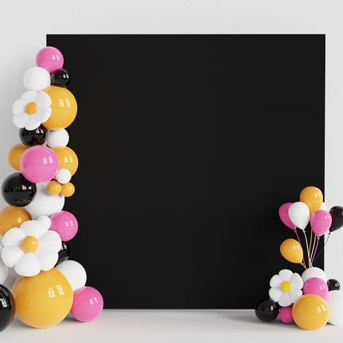 Square Backdrop Cover Black Square Wedding Arch Cover, 6.6x6.6FT in 6.6 x 6.6 FT in Black