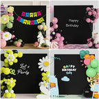 Square Backdrop Cover Black Square Wedding Arch Cover, 6.6x6.6FT in 6.6 x 6.6 FT in Black, alternate view 4