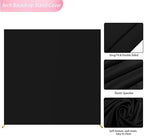 Square Backdrop Cover Black Square Wedding Arch Cover, 6.6x6.6FT in 6.6 x 6.6 FT in Black, alternate view 5
