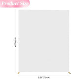 Square Backdrop Cover White Square Wedding Arch Cover, 6.6x5.2FT in 6.6x5.2FT, alternate view 3