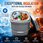 Square EPP Insulated Soup Container Commercial Food Warmer for Hot or Cold Food, Hot Box for Catering, with, alternate view 4