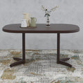 Square Round Extendable Table for 4 Person and 6 Person - Walnut