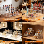 Stackable Clear Display Risers, 8 Pcs Acrylic Cupcake Stands for Party-Farmhouse Food Display for Buffet, Vendor, alternate